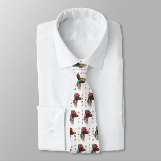 Duitse kortharige pointer Santa Paws Stropdas (Gebonden)