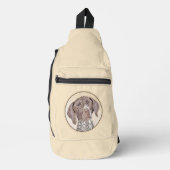 Duitse Kortharige Pointer Schilderen Originele Kun Sling Bag (Voorkant)