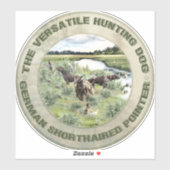 Duitse kortharige pointer sticker (Vel)