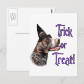 Duitse kortharige pointer truc briefkaart (Voorkant / Achterkant)