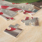 Duitse kortharige pointer vakantie bakken: feestel legpuzzel (Zijkant)