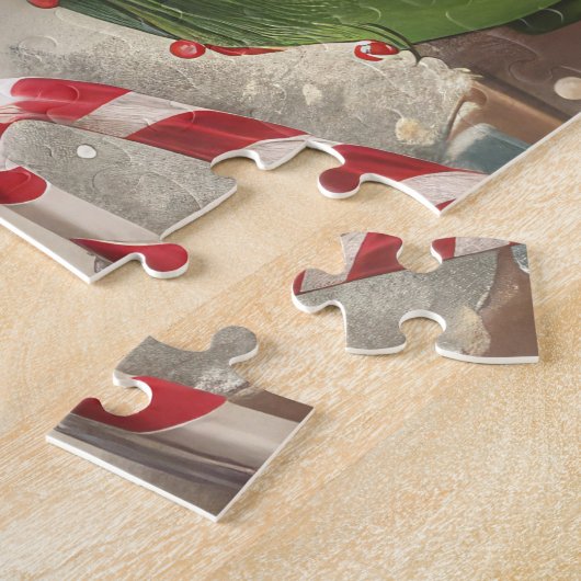 Duitse kortharige pointer vakantie bakken: feestel legpuzzel (Zijkant)