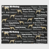 Duitse Kortharige Pointer Verjaardagspapier, GSP, Cadeaupapier (Vlak)