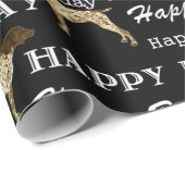 Duitse Kortharige Pointer Verjaardagspapier, GSP, Cadeaupapier (Rol Hoek)