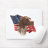 Duitse kortharige pointer vlag muismat (Met muis)