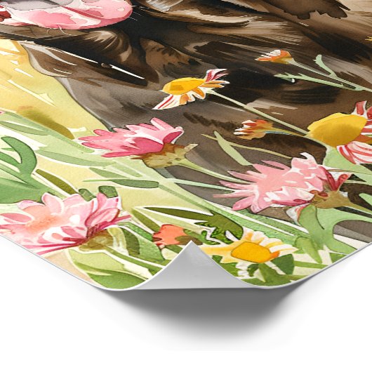 Duitse Kortharige Pointer Wall Art Print (Hoek)