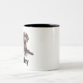 Duitse kortharige pointer Waterverf Mok (Center)