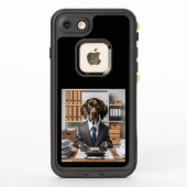 Duitse Kortharige Pointer werkende Accountant (Achterkant)