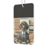 Duitse Kortharige Pointer werkende Accountant Luchtverfrisser (Links)