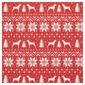 Duitse Kortharige Pointers Kerstvakantie Stof (Swatch)