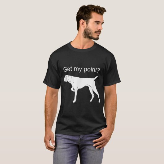 Duitse kortharige wijzer grappige hond lover_1 t-shirt (Voorkant volledig)