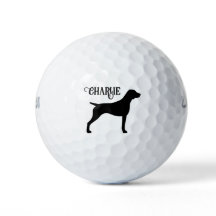 Duitse kortharige wijzer silhouet aangepaste naam