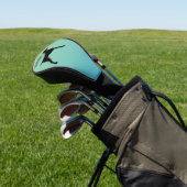 Duitse kortharige wijzer silhouet aangepaste naam golfheadcover (Insitu)