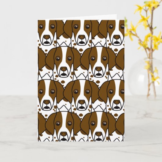 Duitse Kortharige Wijzers Kaart (Gele Bloem)