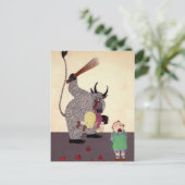  Duitse Krampus Briefkaart (Staand voorkant)