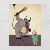  Duitse Krampus Briefkaart (Voorkant)