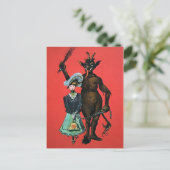  Duitse Krampus Briefkaart (Staand voorkant)