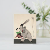 Duitse Krampus Briefkaart (Staand voorkant)