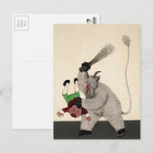  Duitse Krampus Briefkaart (Voorkant / Achterkant)