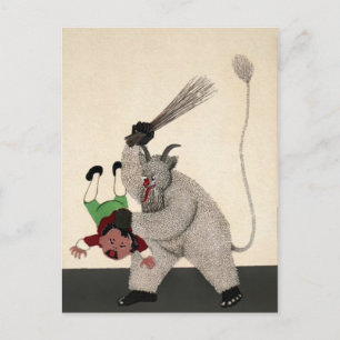 Duitse Krampus Briefkaart