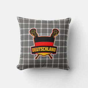 Duitse Lacrosse Throw Cushion Kussen