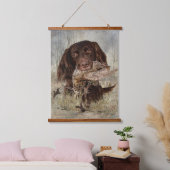 Duitse langharige aanwijzer hangend wandkleed (Slaapkamer)