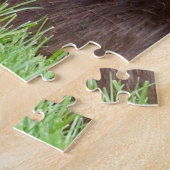 Duitse langharige wijzerpuzzel legpuzzel (Zijkant)