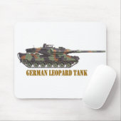 DUITSE LEOPARD TANK. MUISMAT (Met muis)