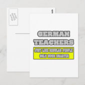 Duitse leraren... veel slimmer briefkaart (Voorkant / Achterkant)