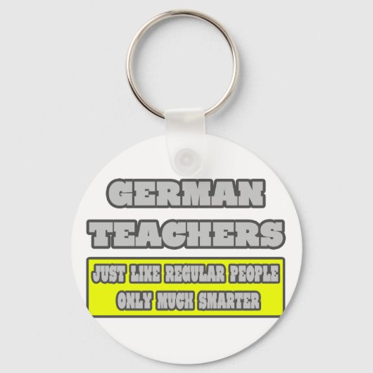 Duitse leraren... veel slimmer sleutelhanger (Voorkant)