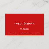 duitse les / duitse leraar met duitse vlag visitekaartje (Achterkant)