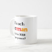 duitse les koffiemok (Voorkant links)