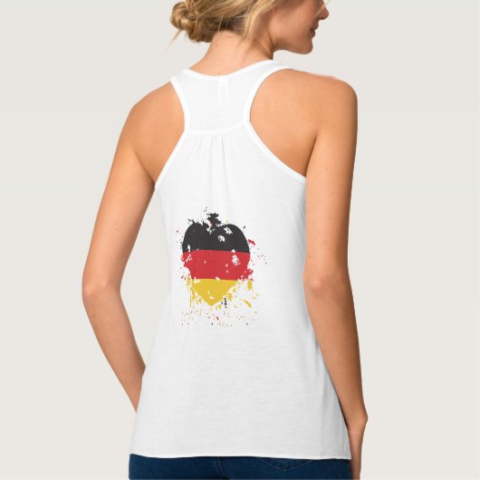 Duitse liefde tanktop (Achterkant)