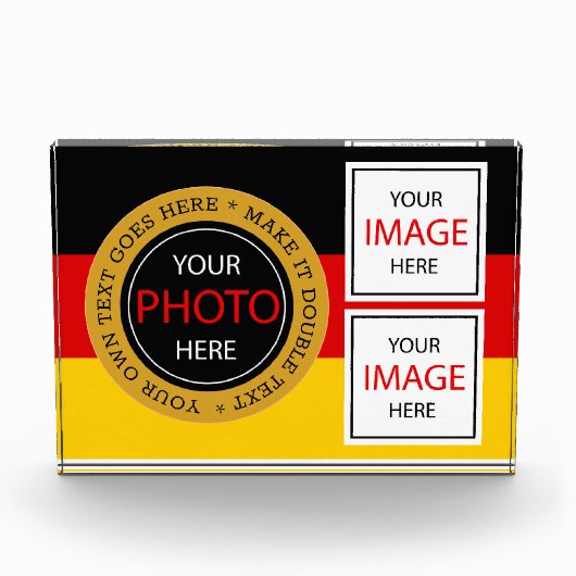 Duitse lijsten van de Vlag Foto Block & Germany (Voorkant)