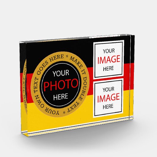 Duitse lijsten van de Vlag Foto Block & Germany (Links)