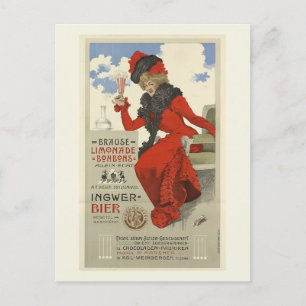 Duitse limonade Bon Bons  stijl Briefkaart