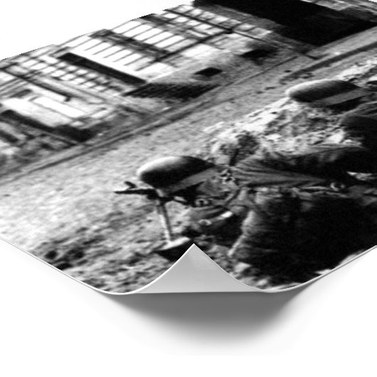 Duitse machine Pistool Nest Poster (Hoek)