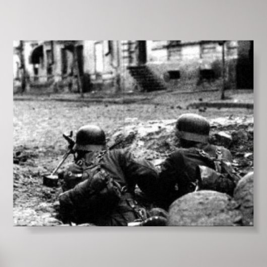 Duitse machine Pistool Nest Poster (Voorkant)