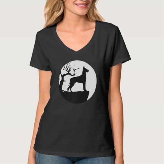 Duitse Mastiff Great Dane Hondenras T-shirt (Voorkant)