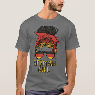 Duitse meisjes football Deutschland wom T-shirt
