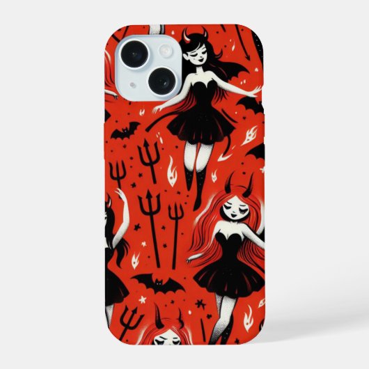 Duitse Meisjes iPhone 15 Case (Achterkant)