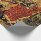  Duitse middeleeuwse liefde jacht decoupage Cadeaupapier (Hoek)