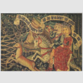  Duitse middeleeuwse liefde jacht decoupage Tissuepapier (Voorkant)