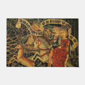  Duitse middeleeuwse renaissance liefde jagen Deurmat (Voorkant)