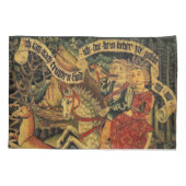 Duitse middeleeuwse renaissance liefde jagen Kussensloop (Achterkant)