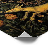 Duitse middeleeuwse renaissance liefde jagen Poster (Hoek)