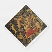  Duitse middeleeuwse renaissance liefde jagen Servet (Hoek)