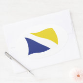 Duitse Minderheid van Noord-Sleeswijk Vlag Sticker (Envelop)