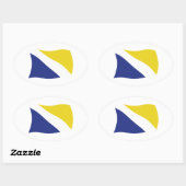 Duitse Minderheid van Noord-Sleeswijk Vlag Sticker (Vel)