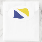 Duitse Minderheid van Noord-Sleeswijk Vlag Sticker (Tas)